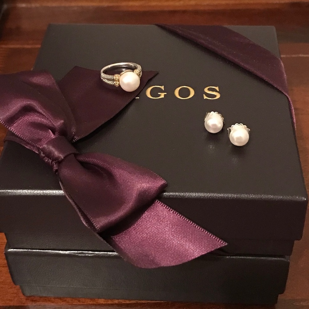 Lagos Luna Pearl set